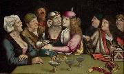 Quentin Matsys Matched Marriage oil painting on canvas